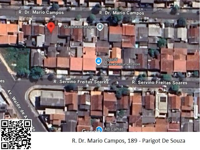 Lote 264 lote no 25 (vinte e cinco), da quadra no 08 (oito), com a area de 200,00 m2