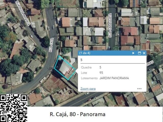 Imagem do imóvel DATA DE TERRAS Nº 95 DA QUADRA Nº 05, MEDINDO A ÁREA DE 295,94M² - RUA CAJA, 80