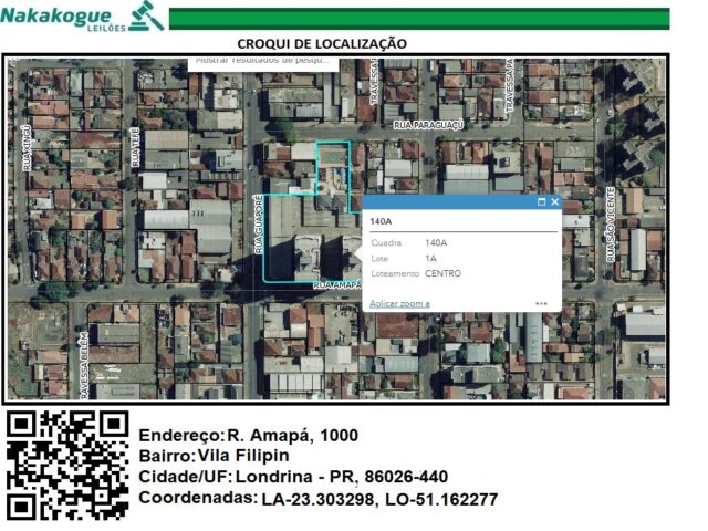 Imagem do imóvel APARTAMENTO Nº 1105, TIPO G, SITUADO NO 11º PAVIMENTO SUPERIOR DA TORRE 01 DO NOVITTA RESIDENCE - RUA AMAPÁ, 1000