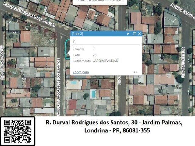 Imagem do imóvel DATA DE TERRAS SOB Nº 28, DA QUADRA Nº 07, COM A ÁREA DE 404,68M² - RUA IDALIA MARIA BARBOSA SOARES, S/N°
