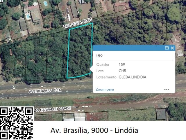Imagem do imóvel CHÁCARA Nº 05, SUBDIVISÃO DO LOTE Nº 59, MEDINDO 3.540,15M² - AVENIDA BRASILIA, S/Nº