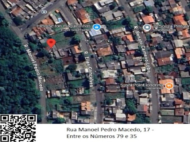 Imagem do imóvel DATA Nº 27 DA QUADRA Nº 09, COM 379,59M² - RUA MANOEL PEDRO MACEDO, 17