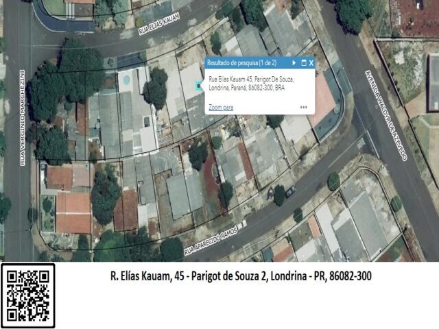 LOTE Nº 14, DA QUADRA Nº 24, COM A ÁREA DE 220,70M² - RUA ELIAS KAUAM, 45, localizado em Londrina - PR, bairro Setor Ii