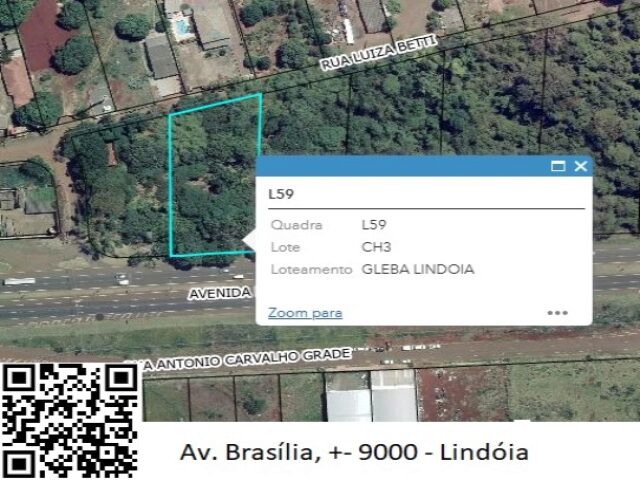 Imagem do imóvel CHÁCARA Nº 03, MEDINDO A ÁREA TOTAL DE 3.103,10M² - AVENIDA BRASÍLIA, S/Nº