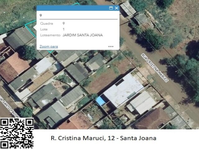 Imagem do imóvel DATA DE TERRAS SOB Nº 01, DA QUADRA Nº IX, MEDINDO A ÁREA DE 350,25M² - RUA CRISTINA MARUCI, S/Nº