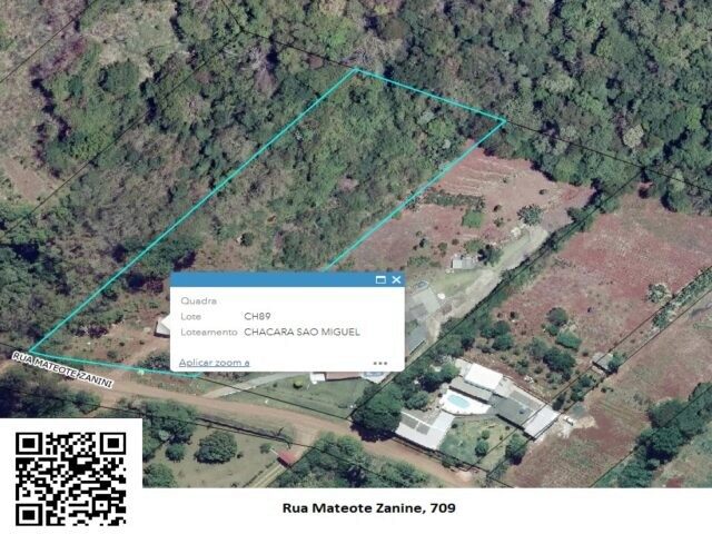 Imagem do imóvel CHÁCARA Nº 89, COM 5.260,44M² - RUA MATEOTE ZANINE, 709