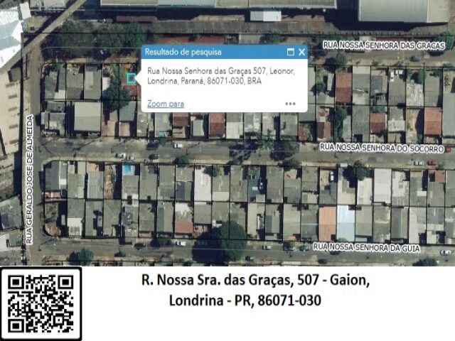 Imagem do imóvel DATA DE TERRAS SOB Nº 62, DA QUADRA Nº 01, MEDINDO A ÁREA DE 107,32M² - RUA NOSSA SENHORA DAS GRAÇAS, 507