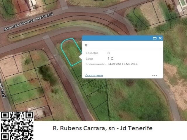 Imagem do imóvel DATA DE TERRAS 01-C, DA QUADRA 08, COM ÁREA DE 366,70M² - RUA RUBENS CARRARA, S/Nº