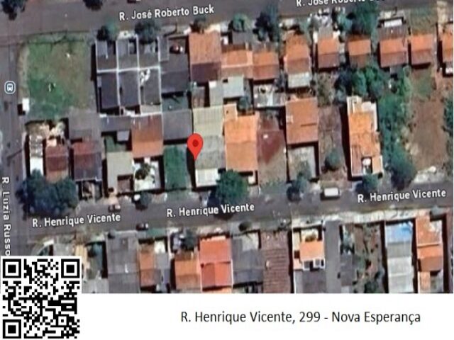 Imagem do imóvel DATA DE TERRAS Nº 05, DA QUADRA Nº 24, COM A ÁREA DE 200,00M² - RUA HENRIQUE VICENTE, 299