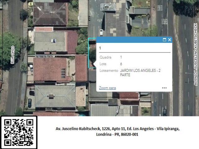 APARTAMENTO Nº 11, SITUADO NO PAVIMENTO TÉRREO, DO EDIFÍCIO LOS ANGELES - AVENIDA JUSCELINO KUBITSCHEK, 1226, localizado em Londrina - PR