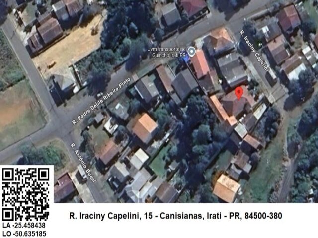 IMOVEL: TERRENO URBANO CONSTITUIDO POR PARTE DO LOTE 04 DA PLANTA DE HERDEIROS DE ANTONIO GALICIOLI, SITUADO NESTA CIDAD, localizado em Irati - PR, bairro Rio Bonito