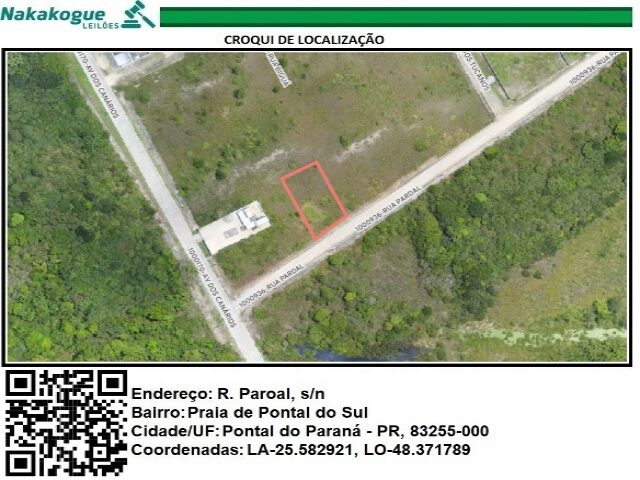 TERRENO COM 702,00M2 - RUA PARDAL, NO 71, PONTAL DO SUL,, localizado em Pontal Do Paraná - PR, bairro Pontal do Sul