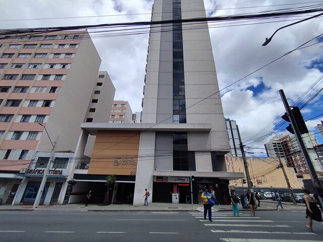 SALA COMERCIAL E GARAGEM NO CENTRO DE CURITIBA - RUA ANDRÉ DE BARROS, 226, localizado em Curitiba - PR