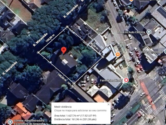 Imagem do imóvel PARTE IDEAL DE APROXIMADAMENTE 1.628M2, RUA MARANHAO, 835 - CURITIBA/PR
