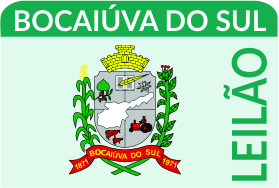 LEILÃO PREFEITURA DE BOCAIUVA DO SUL