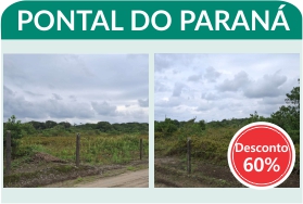 1º Leilão - Divisão de Hastas Públicas - Terrenos em Pontal do Sul com Desconto de 60%!